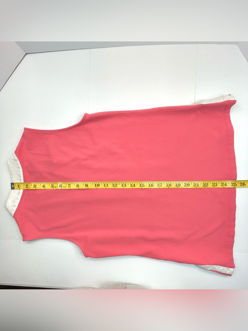SPARTINA 449 Sleeveless Embriodered V-Neck Coral Tank Top Size Small - Picture 9 of 9